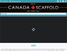 Tablet Screenshot of canadascaffold.com